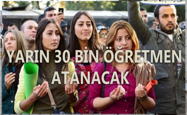 30 Bin Öğretmen Ataması Yarın Törenle Yapılacak