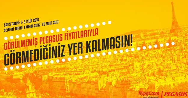 Pegasus’tan Düşük Maliyetli Uçma Kampanyaları