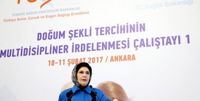 Emine Erdoğan: Sezaryen Oranı Düşmeli