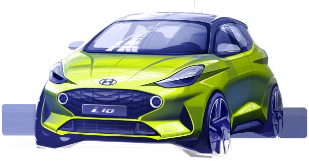Hyundai Yeni i10’un İlk Çizimlerini Paylaştı