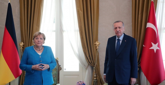 Cumhurbaşkanı Erdoğan, Almanya Şansölyesi Merkel İle Görüştü