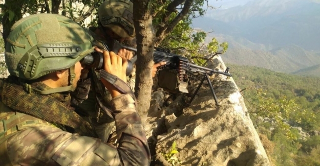 Barış Pınarı Bölgesine Saldırı Girişiminde Bulunan 7 PKK/YPG’li Terörist Etkisiz Hale Getirildi