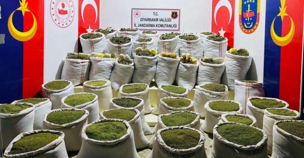 Lice'de 1.950 Kg Toz Ve Kubar Esrar Ele Geçirildi