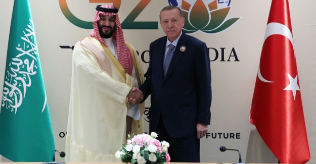 Cumhurbaşkanı Erdoğan, Suudi Arabistan Veliaht Prensi Muhammed bin Selman ile Görüştü