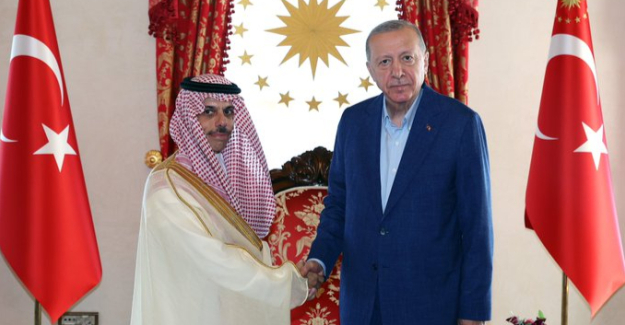 Cumhurbaşkanı Erdoğan, Suudi Arabistan Dışişleri Bakanı Al-Saud'u Kabul Etti