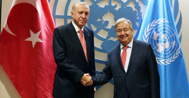 Cumhurbaşkanı Erdoğan, BM Genel Sekreteri Guterres ile Görüştü