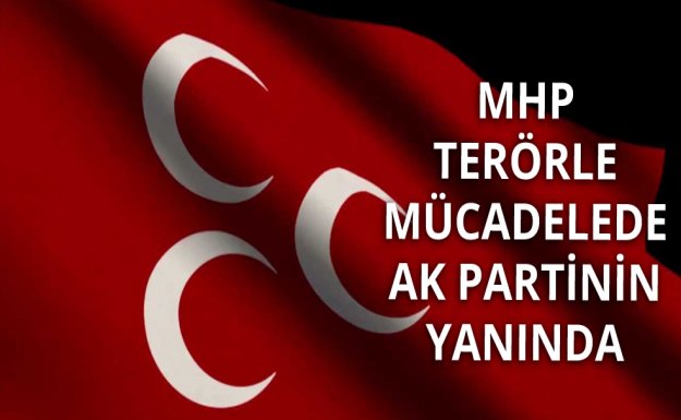 MHP Teröre Karşı Tavrını Koydu