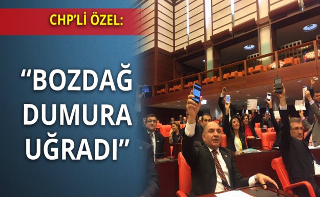 CHP'li Özel: Bozdağ Dumura Uğradı