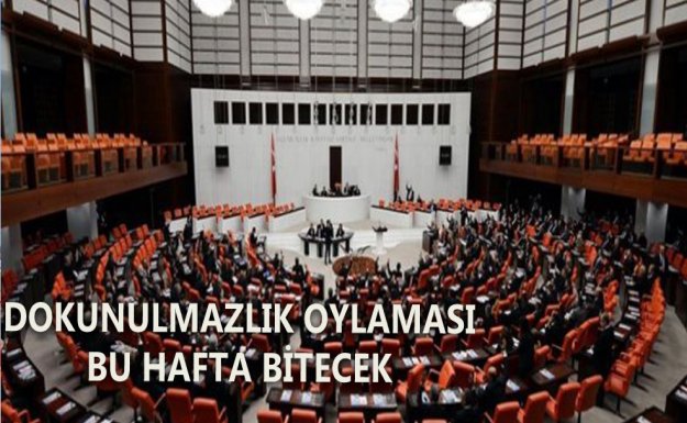 Dokunulmazlık Oylaması Bu Hafta Bitecek