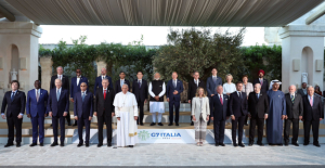 Cumhurbaşkanı Erdoğan, G7 Liderler Zirvesi’ndeki Aile Fotoğrafı Çekimine Katıldı