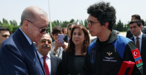 Cumhurbaşkanı Erdoğan, Türkiye'nin ikinci Astronotu Atasever'i Kabul Etti