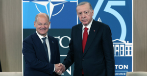 Cumhurbaşkanı Erdoğan, Almanya Başbakanı Scholz ile Görüştü